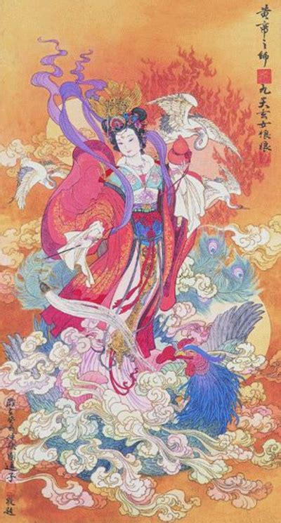 九天玄女法門|九天玄女（中国古代神话中的女神）